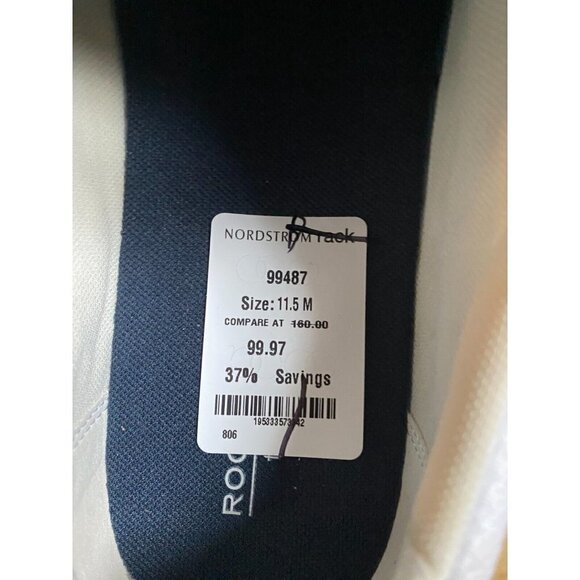 ROCKPORT Truflex "Clayden" Lace Up Sneaker Men Sz 11.5 White - Picture 7 of 9